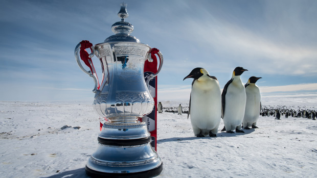 FACupAdventure celebrates history of FA Cup with trip to South Pole