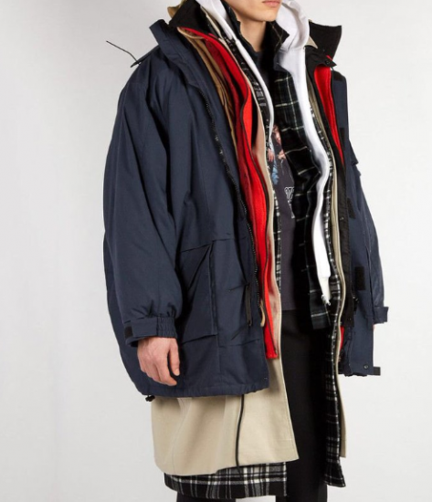 balenciaga joey coat