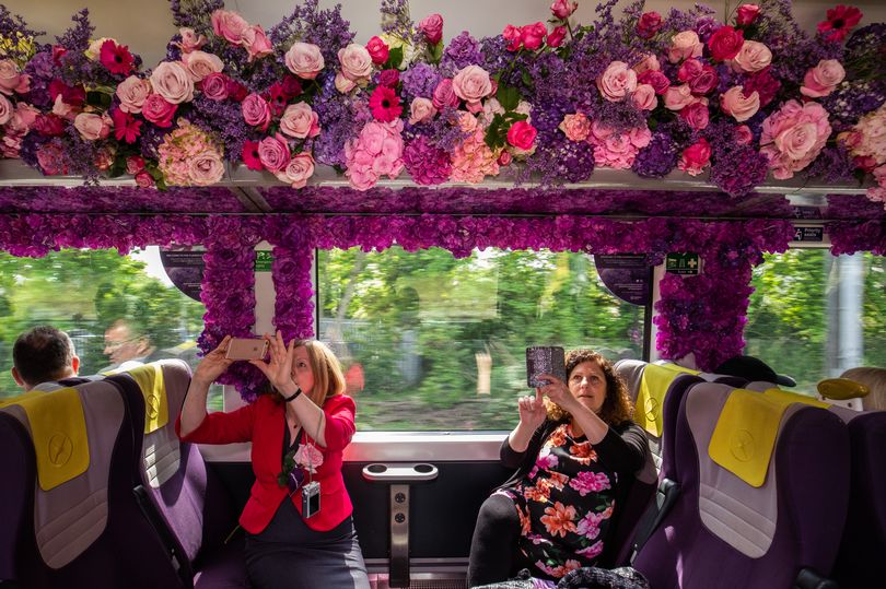 Bloomin’ lovely! Heathrow Express creates onboard flower show Famous