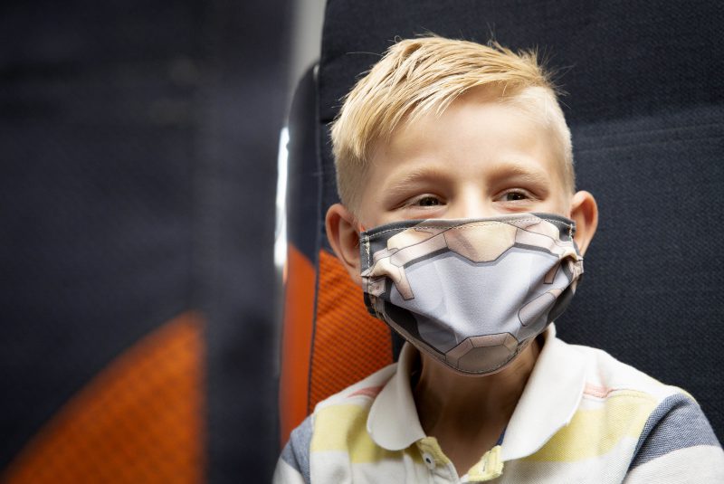 easyJet launch comic book face mask covers to help ease children’s