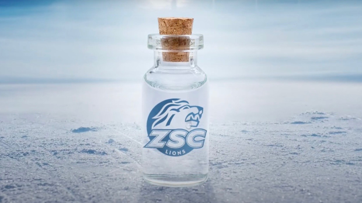 Ice hockey team ZSC Lion’s rewards royals fans with bottles of melted ...