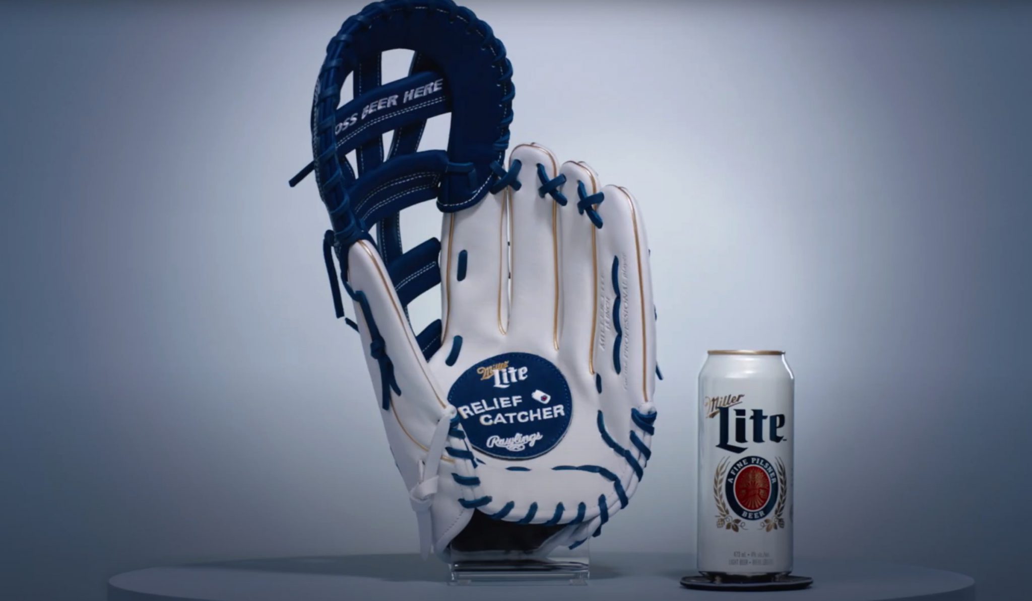 Miller Lite launches first-ever beer catching Baseball Glove | Famous ...