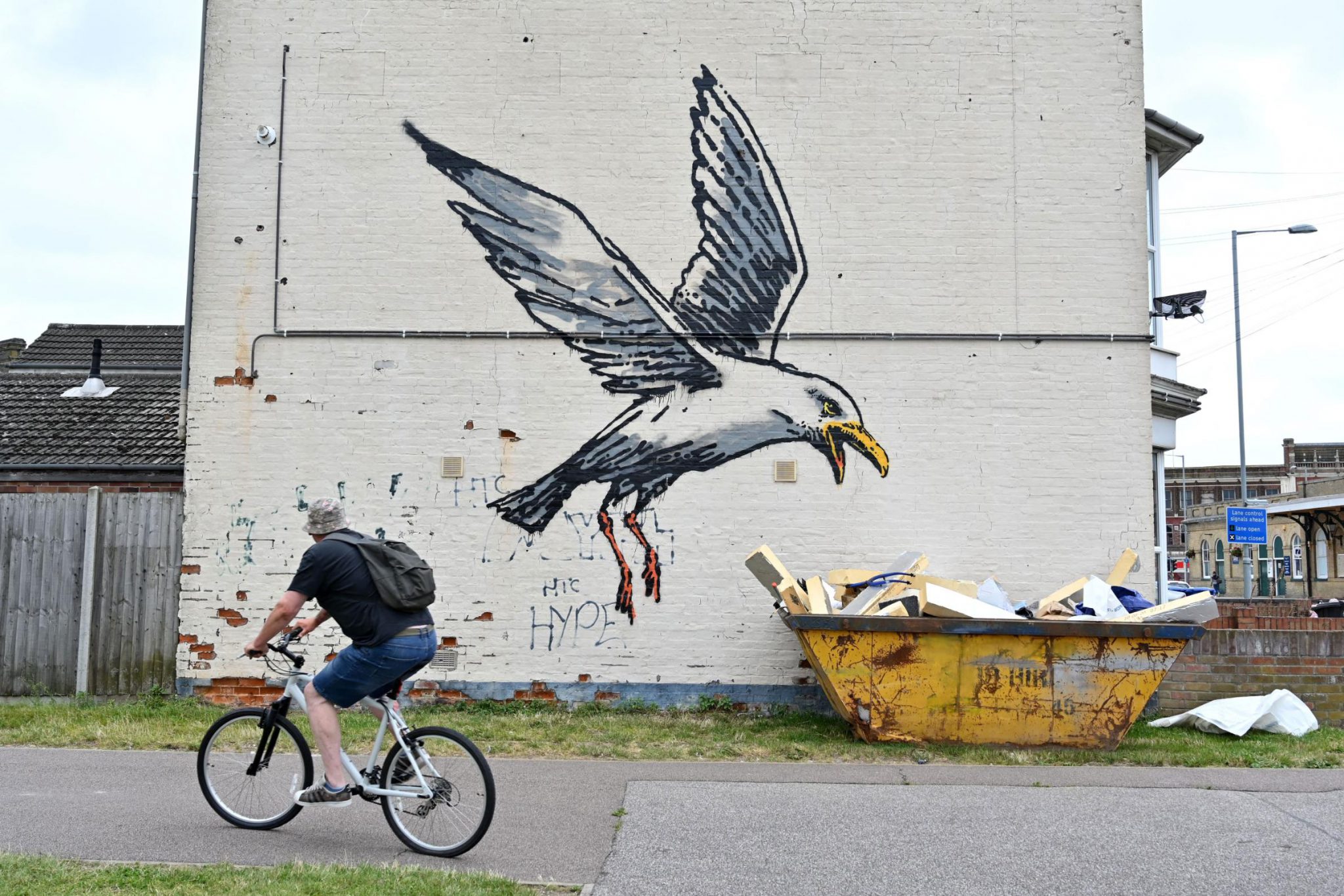 A Great British Spraycation Banksy confirms work along