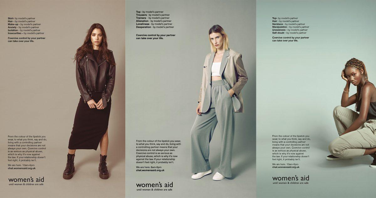 Women’s Aid spoof Fashion Ads encourage consumers to look beyond the