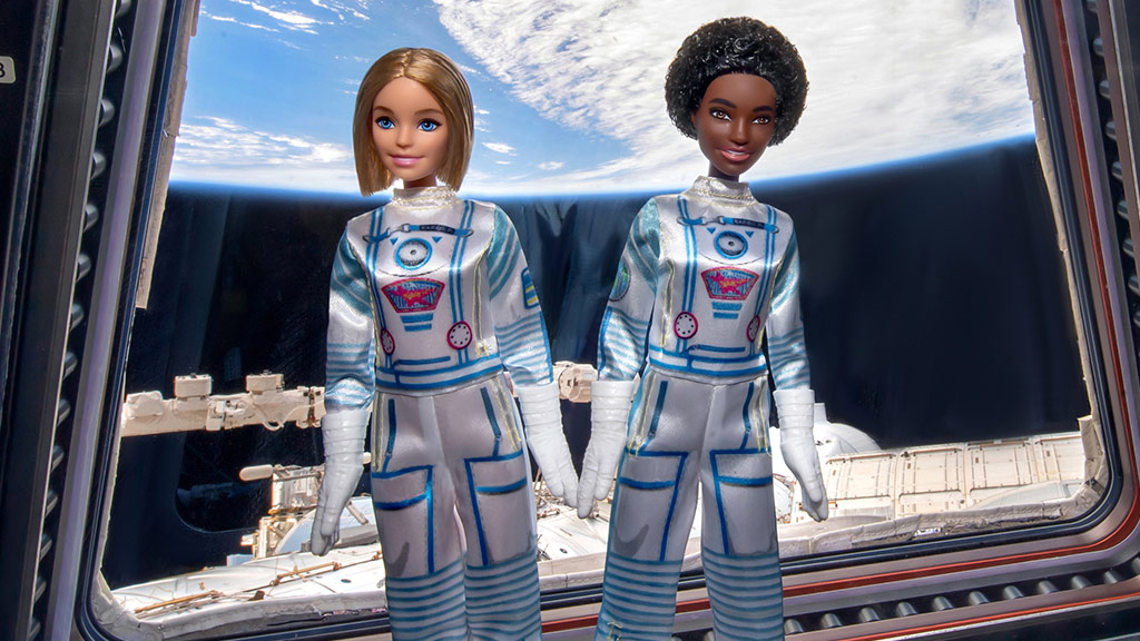 Barbie in top space