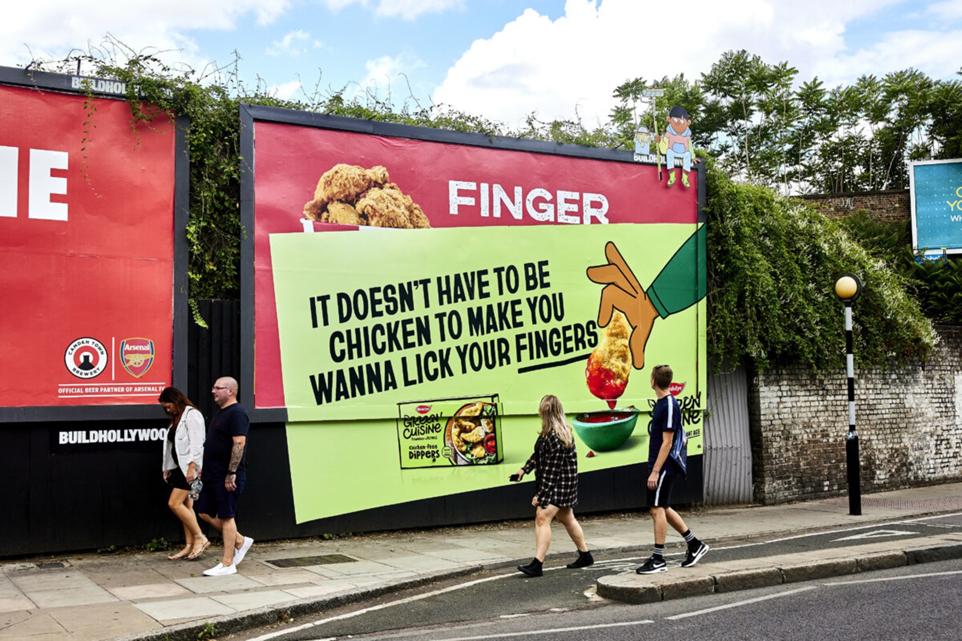 Birds Eye launches billboard battle to promote their new plant-based