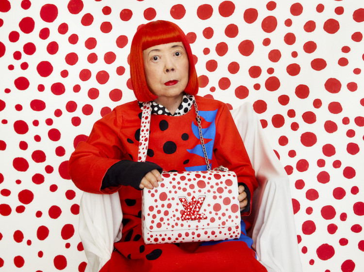 2023 Yayoi Kusama Robot Artist figure Painting in Louis Vu…