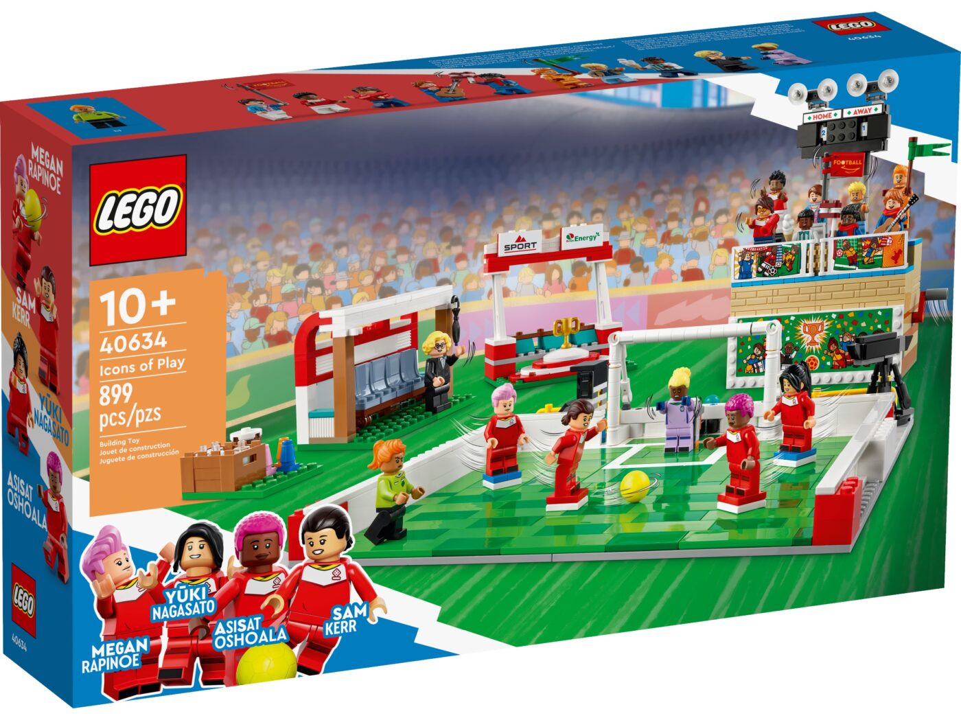 The LEGO Group collaborates with women's football stars to