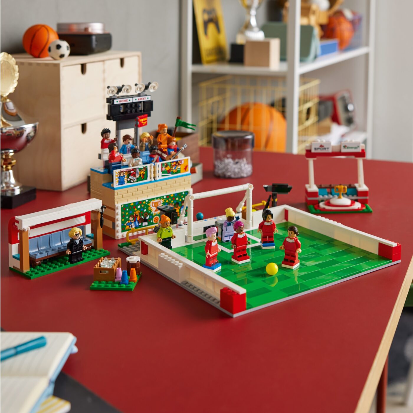 The LEGO Group collaborates with women's football stars to