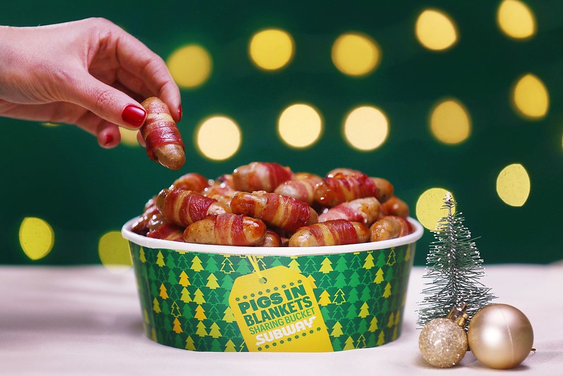 Subsational Subway announces pigs in blankets sharing bucket Famous