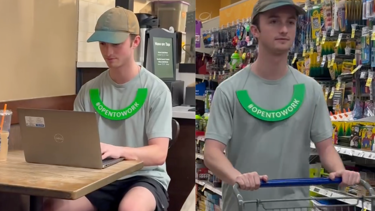 This wearable LinkedIn banner brings your job hunt into the real world ...