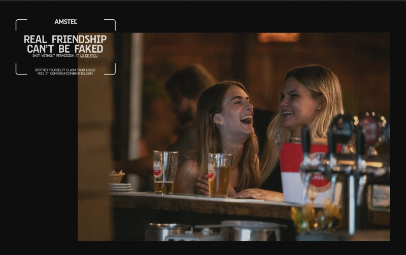 Amstel captures friendship off guard in Shot Without Permission