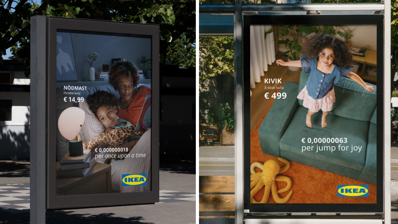 IKEA puts a price on the moments its products deliver