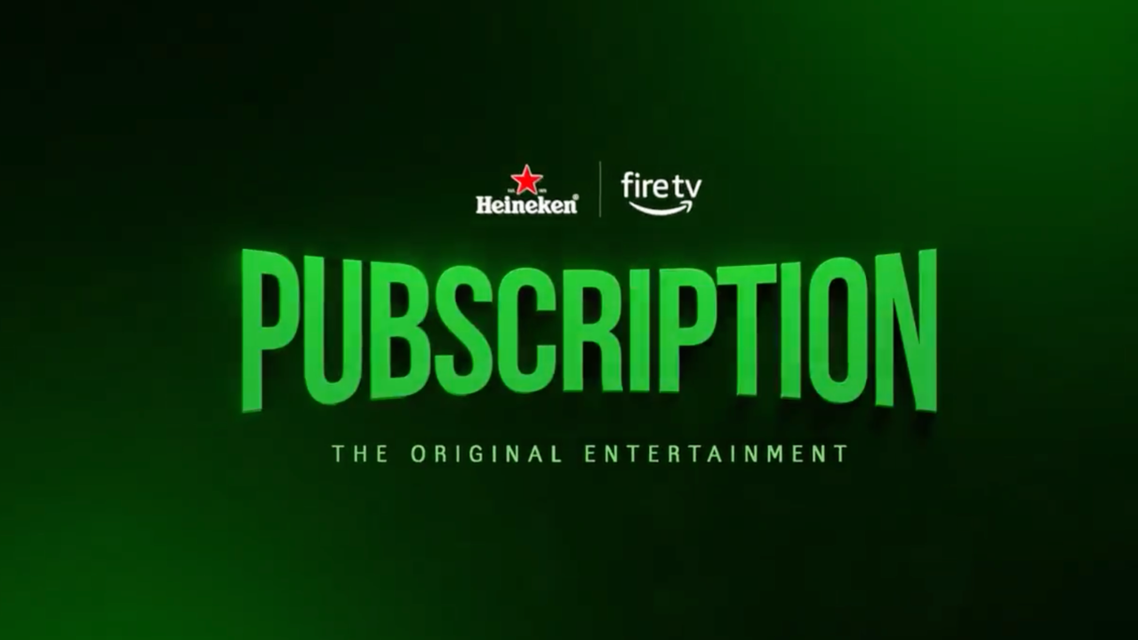 Pubscription campaign visual showing the concept of finding a pub through a streaming-style service